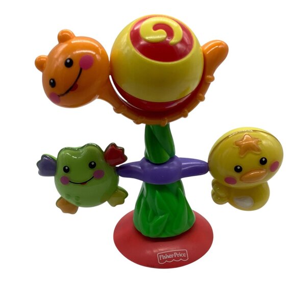 Fisher-Price Animal Friends Suction Cup High Chair Baby Toy 2008 - Picture 1 of 6
